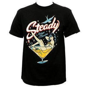 NWT 2X Steady Martini Men's Tee Rocksteady Clothing